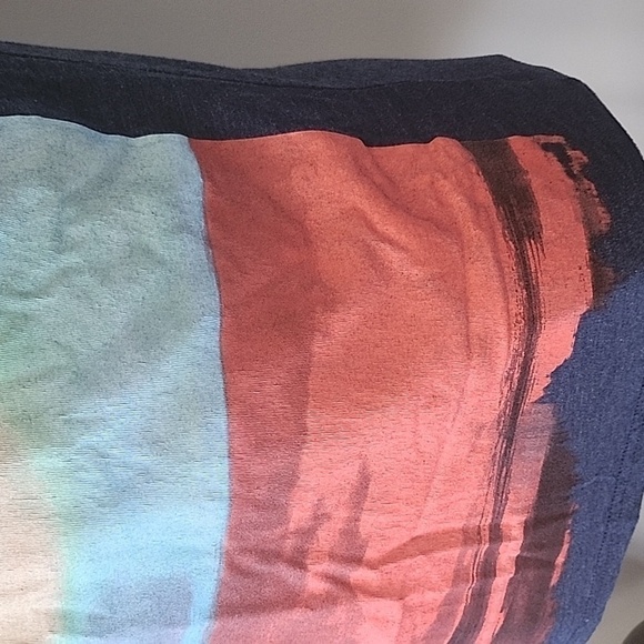 American Eagle navy blue short sleeve tee with multicolored graphics - Picture 7 of 12